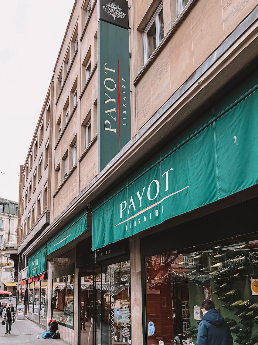 Librairie Payot Lausanne Bookshop