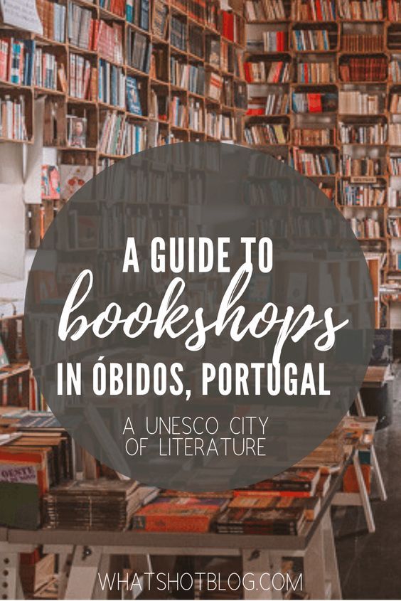 Bookshops in Obidos pin
