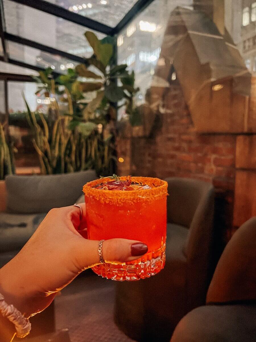 Cocktails at Bookmarks Lounge at Library Bar New York 
