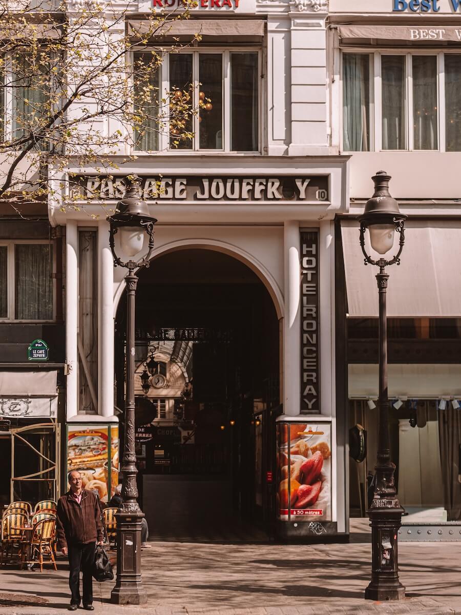 Passage Jouffroy in Paris, as was seen in The Summer I Turned Pretty Paris scenes
