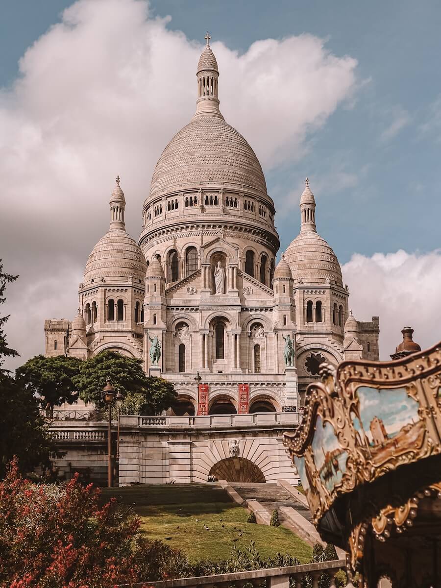 Sacre-Coeur in Paris which is often featured in The Summer I Turned Pretty series Paris scenes