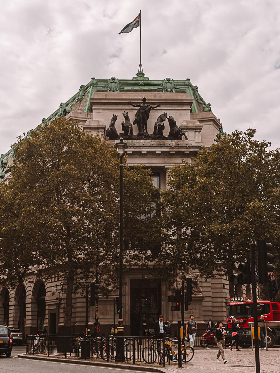 Australia House which inspired Gringott's Bank in Harry Potter