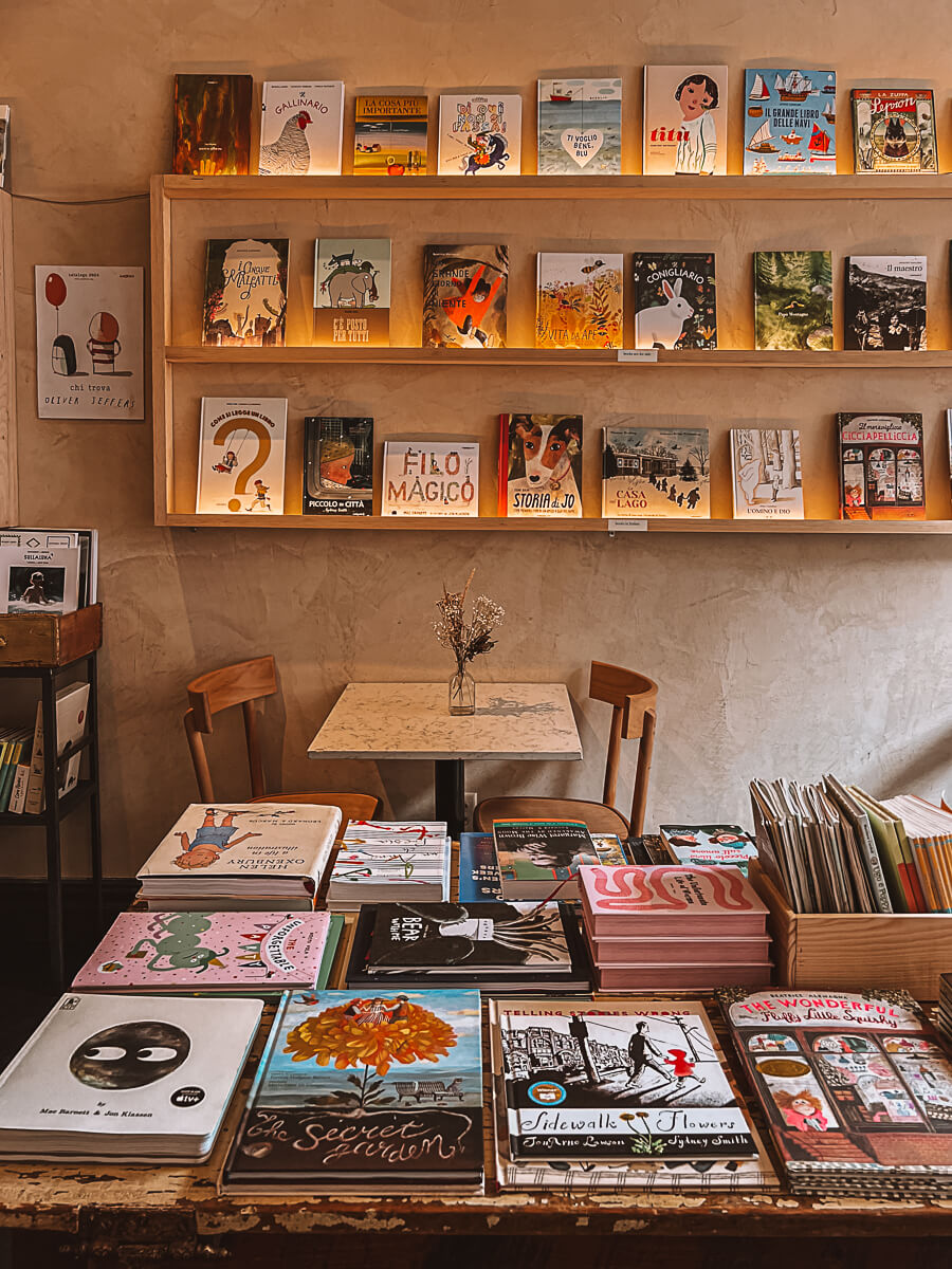 Inside Sullaluna Bookshop in New York