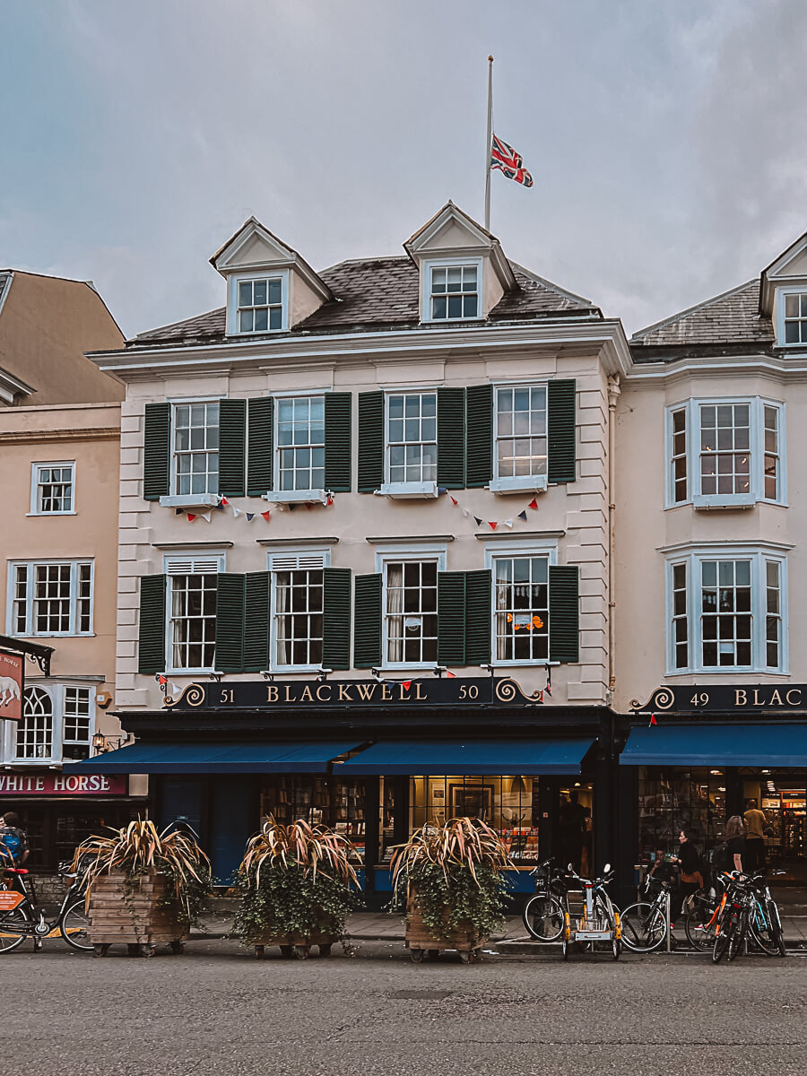 Blackwell's Bookshop in Oxford