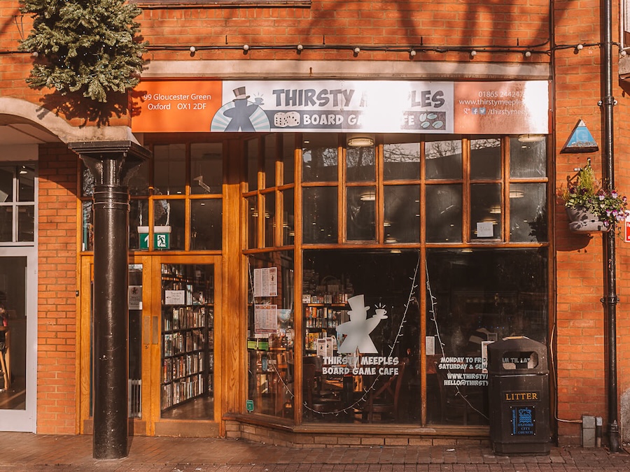 Thirsty Meeples Board Game cafe in Oxford