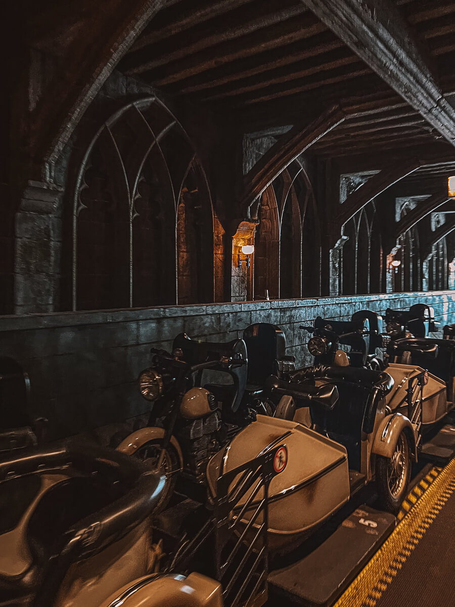 Tips for Universal Studios Orlando - ride the busiest rides, like Hagrid's Motorbike, first