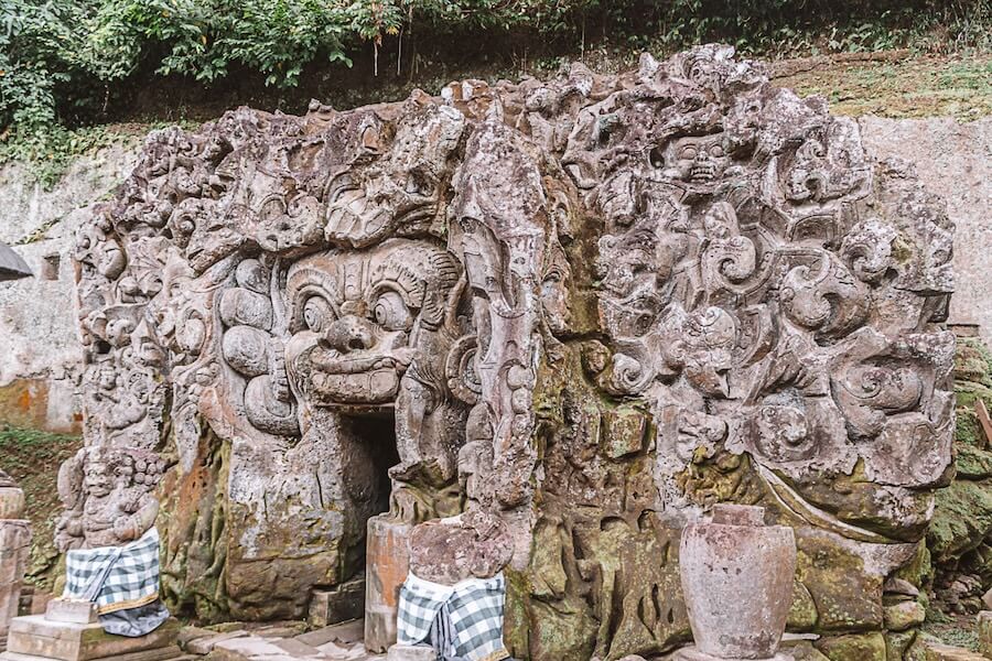 Entrance to Goa Gajah Elephant Cave Temple Bali