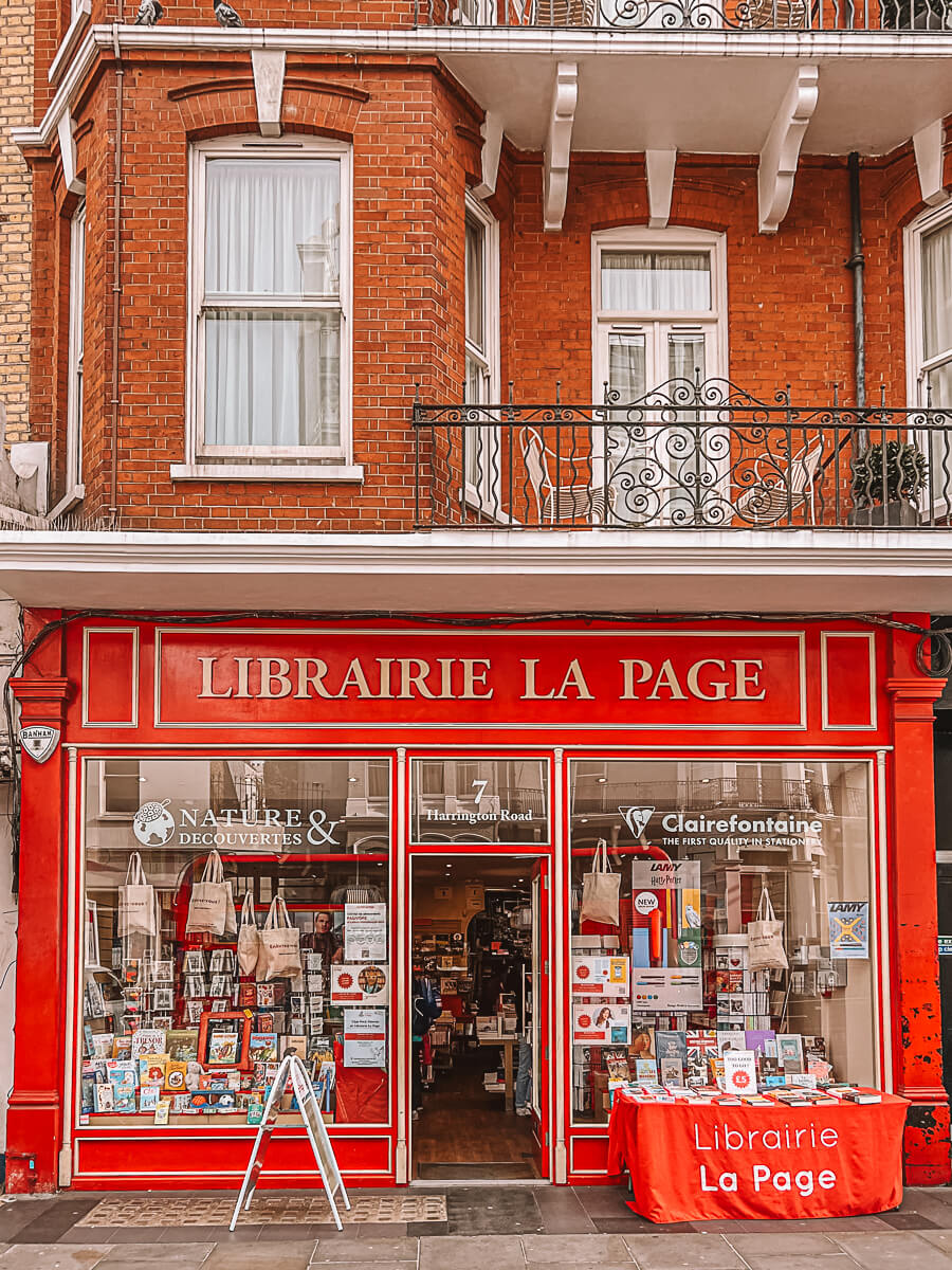 Librairie La Page - one of the only French bookshops in London