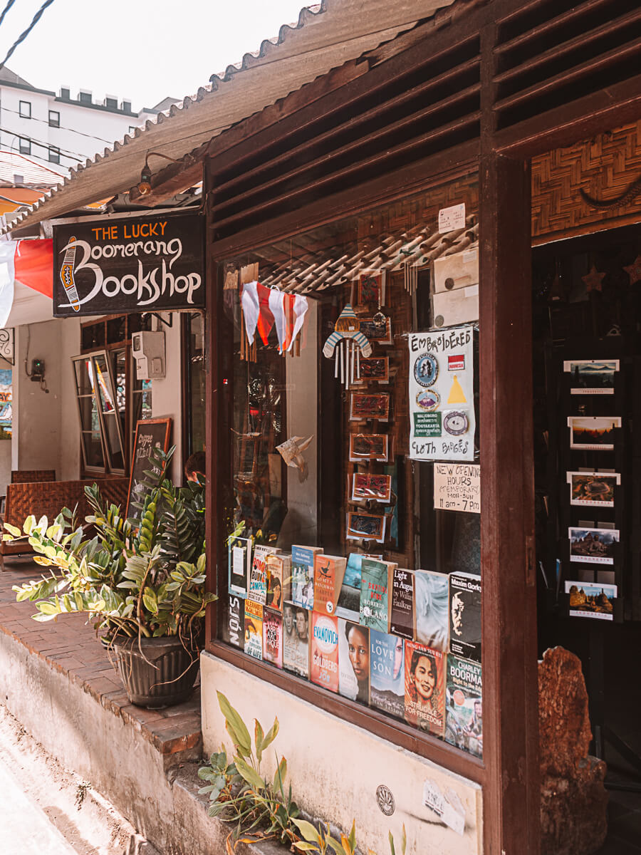 The Lucky Boomerang Bookshop - Hidden gem in Yogayakarta