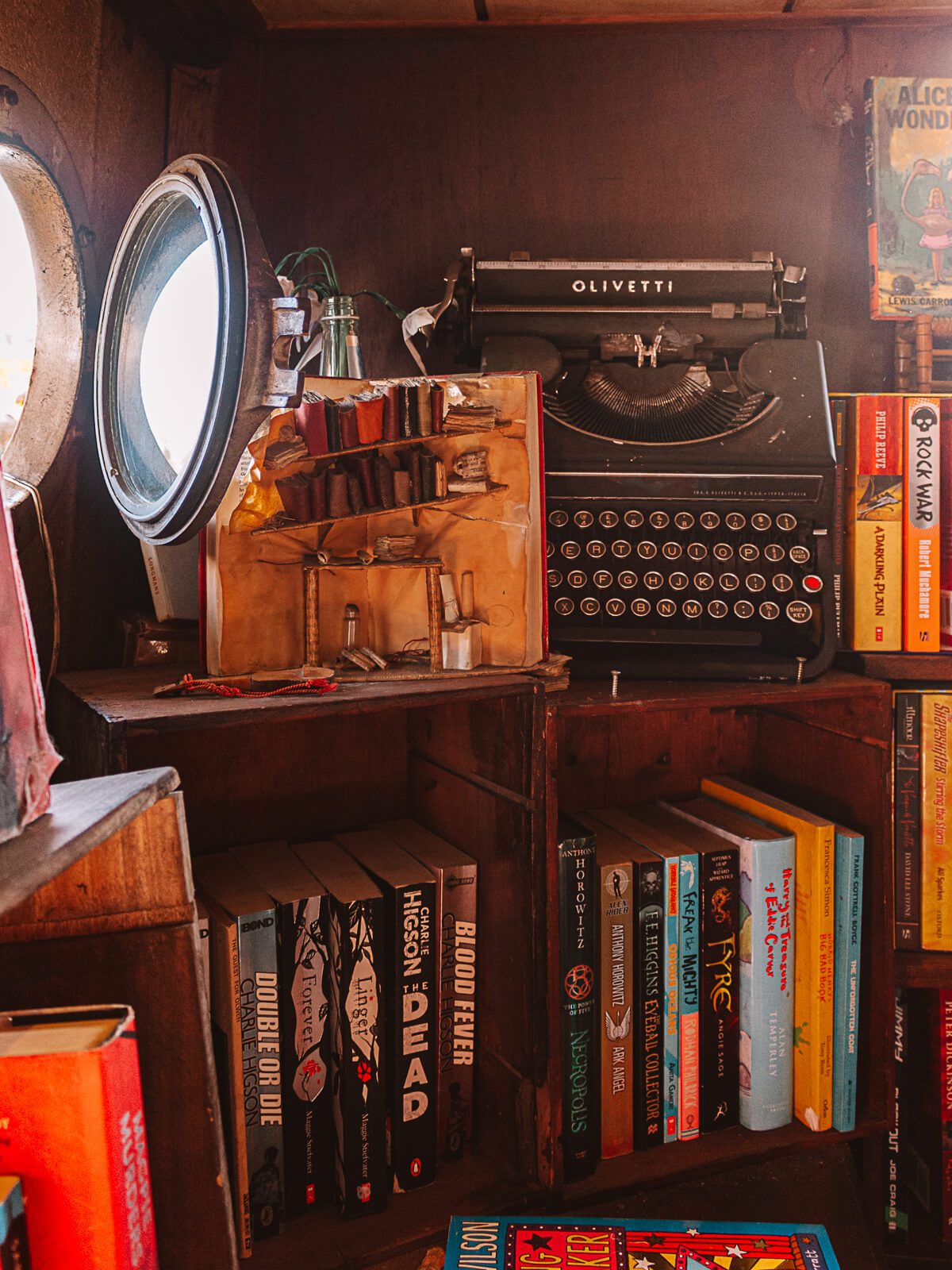 Inside Word on the Water: Floating Bookshop in London