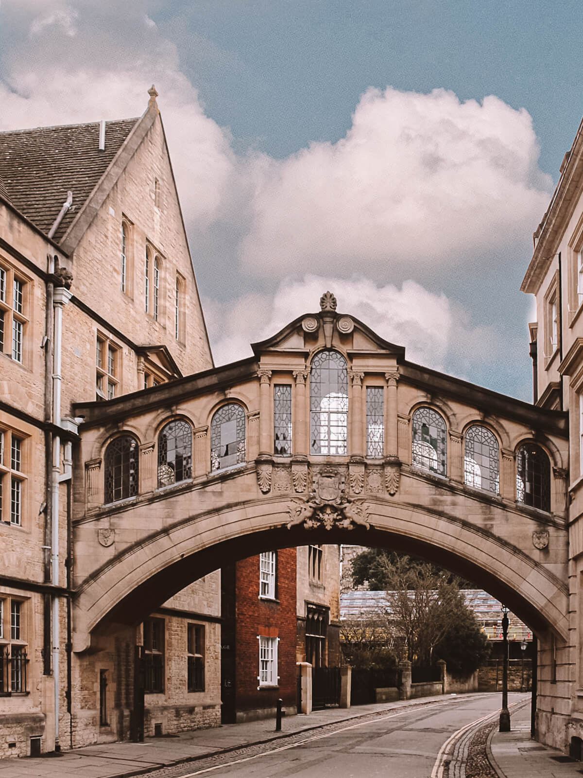 Bridge of Sighs in Oxford which is featured in the Wonka film